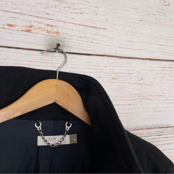 J. Crew black wool pea coat - Picture 5 of 12